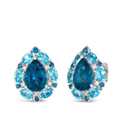 Le Vian Ladies Semi Precious Earrings Set In 14k Vanilla Gold Bvwp 1 In ["white"]