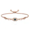 Le Vian Ladies Semi Precious Fashion Bracelet In 14k Strawberry Gold In Blue
