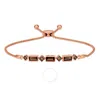Le Vian Ladies Semi Precious Fashion Bracelet In 14k Strawberry Gold In Brown