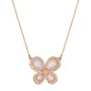Le Vian Ladies' Semi Precious Fashion Necklace In 14k Strawberry Gold In White