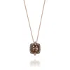 Le Vian Ladies' Semi Precious Fashion Pendant In 14k Strawberry Gold In Brown