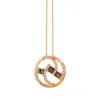 Le Vian Ladies' Semi Precious Fashion Pendant In 14k Strawberry Gold In Brown