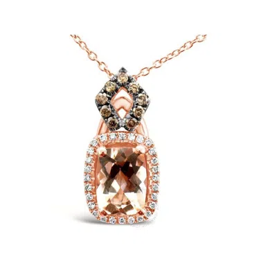 Le Vian Ladies' Semi Precious Fashion Pendant In 14k Strawberry Gold In Pink