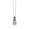 Le Vian Ladies' Semi Precious Fashion Pendant In 14k Vanilla Gold In Blue