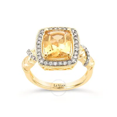 Le Vian Ladies Semi Precious Fashion Ring In 14k Honey Gold In Yellow