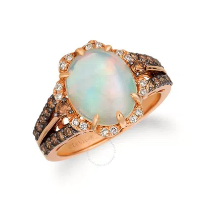 Le Vian Ladies Semi Precious Fashion Ring In 14k Strawberry Gold In White
