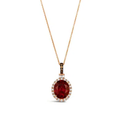 Le Vian Ladies Semi Precious Necklaces Set In 14k Strawberry Gold In Pink/rose Gold Tone/gold Tone