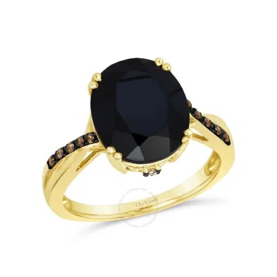 Le Vian Ladies Semi Precious Ring Featuring 3 7/8 Cts. Onyx Set In 14k Honey Gold In Yellow
