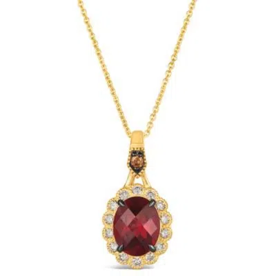 Le Vian Ladies Semiprecious Necklaces Set In 14k Honey Gold