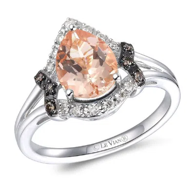 Le Vian Ladies Semiprecious Rings Set In 14k Vanilla Gold In White