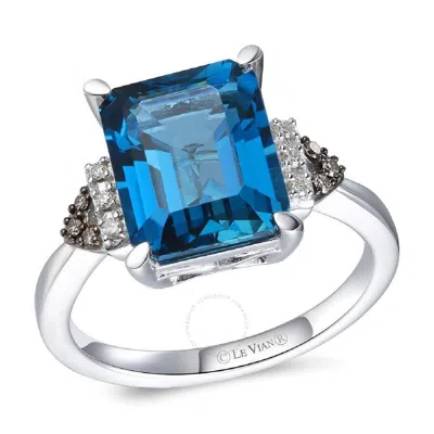 Le Vian Ladies Semiprecious Rings Set In 14k Vanilla Gold In White