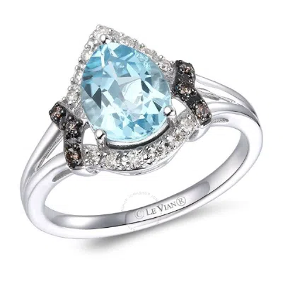 Le Vian Ladies Semiprecious Rings Set In 14k Vanilla Gold In White