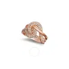 Le Vian Ladies Strawberry And Vanilla Rings Set In 14k Strawberry Gold In Pink/rose Gold Tone/gold Tone