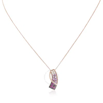 Le Vian Ladies Strawberry Ombr Necklaces Set In 14k Strawberry Gold