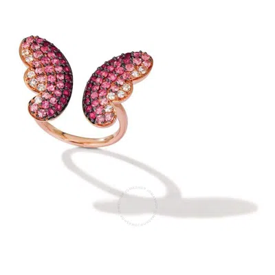 Le Vian Ladies Strawberry Ombr Ring Set In 14k Strawberry Gold In Pink/rose Gold Tone/gold Tone