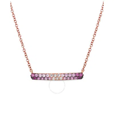 Le Vian Ladies Strawberry Ombre Necklaces Set In 14k Strawberry Gold In Purple