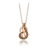 Le Vian Ladies Swirl Necklaces Set In 14k Strawberry Gold In Gold