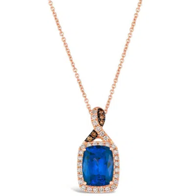 Le Vian Ladies Tranquility Necklaces Set In 14k Strawberry Gold In Multi