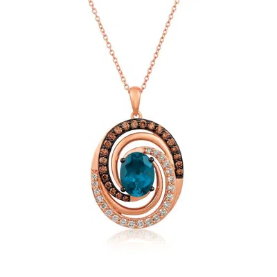 Le Vian Ladies Tranquility Necklaces Set In 14k Strawberry Gold