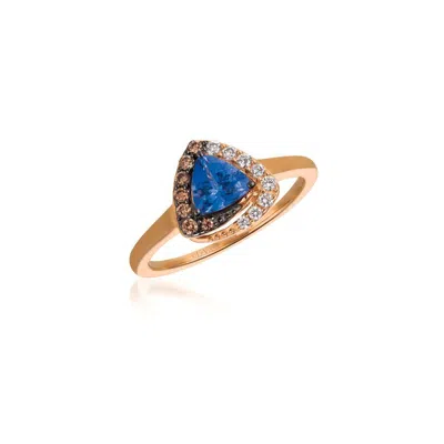 Le Vian Ladies Tranquility Rings Set In 14k Strawberry Gold Tqsc 13 In ["pink","rose Gold Tone","gold Tone"]