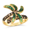 Le Vian Ladies Tropical Rings Set In 14k Honey Gold In Gold