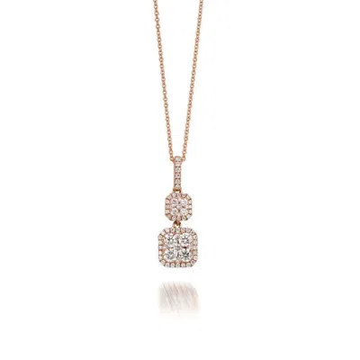 Le Vian Ladies Vanilla And Strawberry Necklaces Set In 14k Strawberry Gold