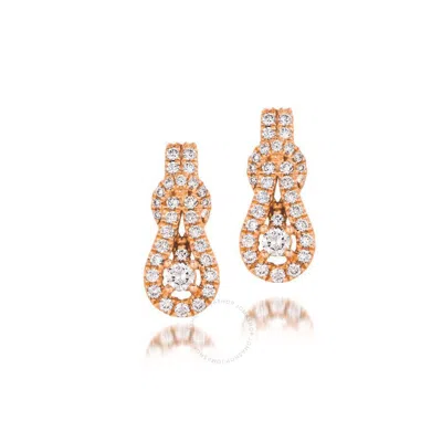 Le Vian Ladies Vanilla Diamonds Fashion Earrings In 14k Strawberry Gold In Beige