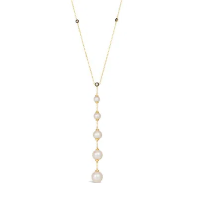 Le Vian Ladies Vanilla Pearls Necklaces Set In 14k Strawberry Gold