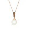 Le Vian Ladies Vanilla Pearls Necklaces Set In 14k Strawberry Gold In Pink/rose Gold Tone/gold Tone