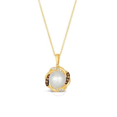 Le Vian Ladies Vanilla Pearls Necklaces Set In 14k Strawberry Gold In White