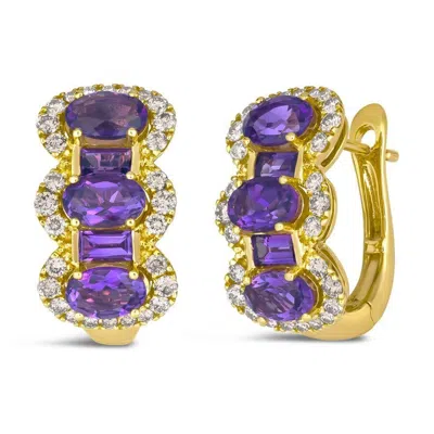 Le Vian Ladies Venetian Collection Earrings Set In 14k Honey Gold
