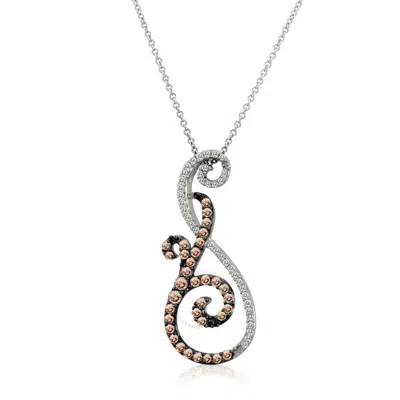 Le Vian Ladies Vivids Necklaces Set In 14k Vanilla Gold In White