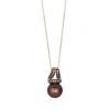 Le Vian Ladies' Wisdom Pearls Fashion Pendant In 14k Honey Gold In Brown