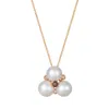 Le Vian Ladies' Wisdom Pearls Fashion Pendant In 14k Strawberry Gold In White