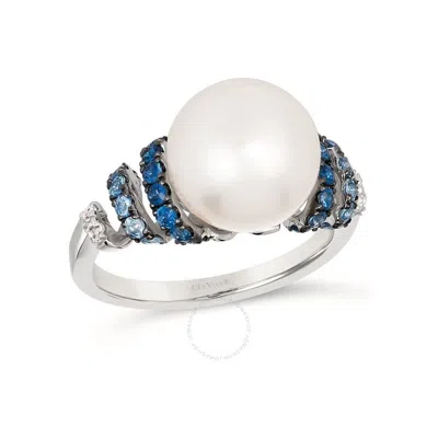 Le Vian Ladies Wisdon Pearls Rings Set In 14k Vanilla Gold In White