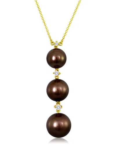 Le Vian Ladies Wisdon Pearls Necklaces Set In 14k Honey Gold In Yellow