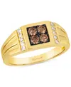 Le Vian Men's Chocolate Diamond & Nude Diamond Ring (1/2 Ct. T.w.) In 14k Gold In No Color