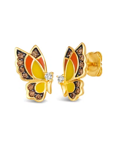 Le Vian ® Millennial 14k 0.32 Ct. Tw. Diamond & Enamel Earrings