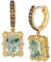 Le Vian Mint Julep Quartz (2-3/8 Ct. T.w.) & Diamond (1/2 Ct. T.w.) Drop Earrings In 14k Gold In Mint Julep Quartz