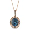 Le Vian ® Modern Romance 14k Rose Gold 5.65 Ct. Tw. Diamond & Topaz Pendant