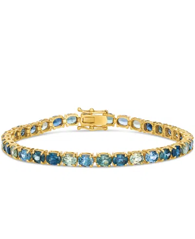 Le Vian Montana Sapphire (13-3/5 Ct. T.w.) Bracelet In 14k Honey Gold