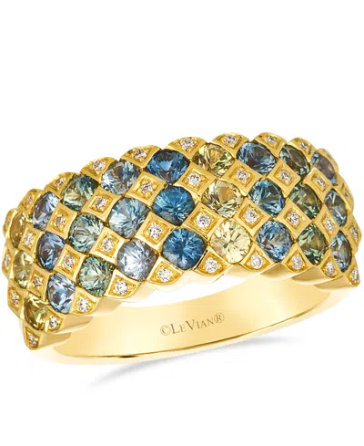 Le Vian Montana Sapphire (1.62 Ct. T.w.) And Nude Diamond (0.16 Ct. T.w.) Ring In 14k Honey Gold