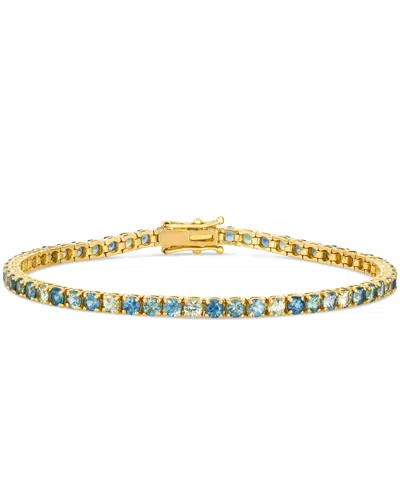 Le Vian Montana Sapphire (7 Ct. T.w.) Bracelet In 14k Honey Gold