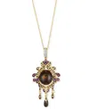 Le Vian Multi-gemstone Gothic Inspired 18" Pendant Necklace (8 Ct. T.w.) In 14k Gold In No Color
