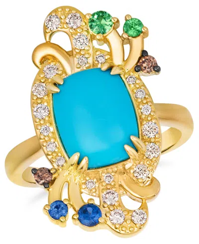 Le Vian Multi-gemstone Ring (0.31 Ct. T.w.) In 14k Honey Gold