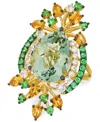 Le Vian Multi-gemstone Statement Ring (10-3/8 Ct. T.w.) In 14k Yellow Gold
