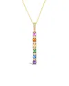 Le Vian ® Multicolor 14k 0.71 Ct. Tw. Diamond & Ruby Pendant