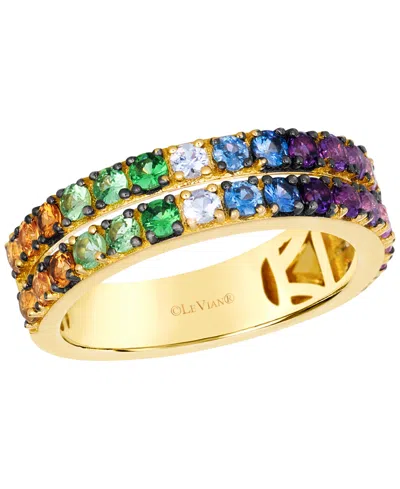 Le Vian Multi-gemstone Ring In 14k Honey Gold