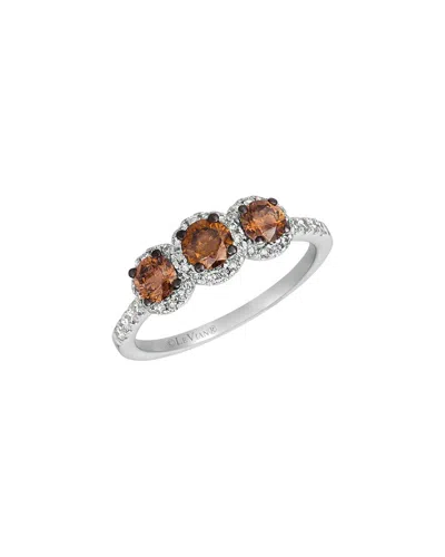 Le Vian ® Natural Colored Diamonds 14k 1.04 Ct. Tw. Diamond Cocktail Ring In Metallic