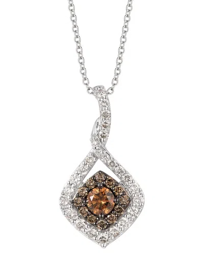 Le Vian ® Natural Colored Diamonds 14k 1.33 Ct. Tw. Diamond Pendant Necklace In Metallic